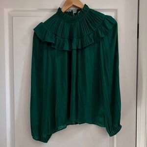 Sfera ruffle blouse NWT